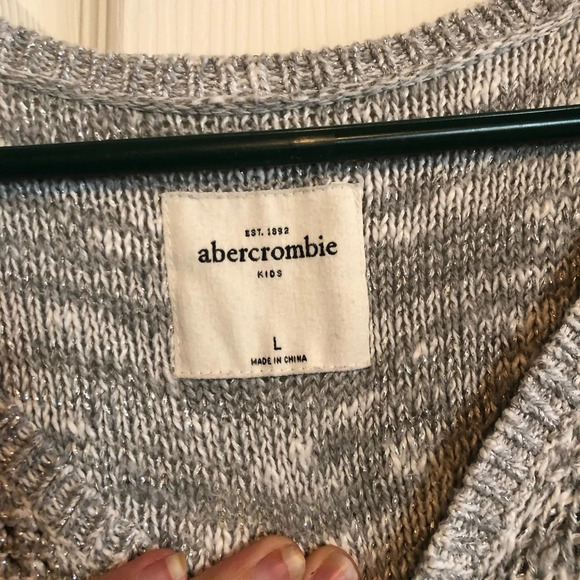 Abercrombie Kids Sweater Grey Large - Picture 3 of 4